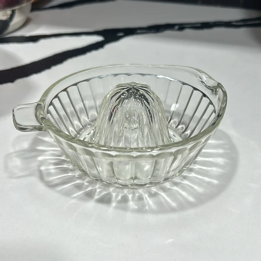Vintage rare paneled orange juice reamer